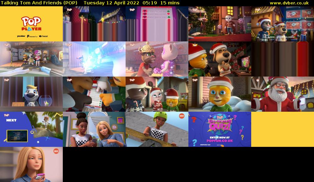 Talking Tom and Friends (POP) Tuesday 12 April 2022 05:19 - 05:34