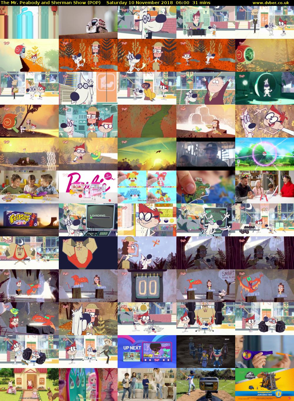 The Mr. Peabody and Sherman Show (POP) Saturday 10 November 2018 06:00 - 06:31