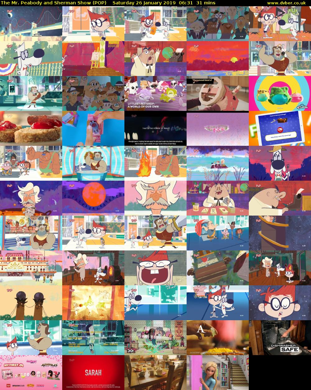 The Mr. Peabody and Sherman Show (POP) Saturday 26 January 2019 06:31 - 07:02