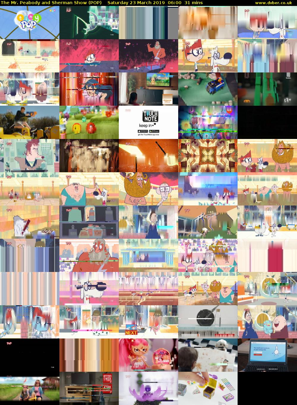 The Mr. Peabody and Sherman Show (POP) Saturday 23 March 2019 06:00 - 06:31