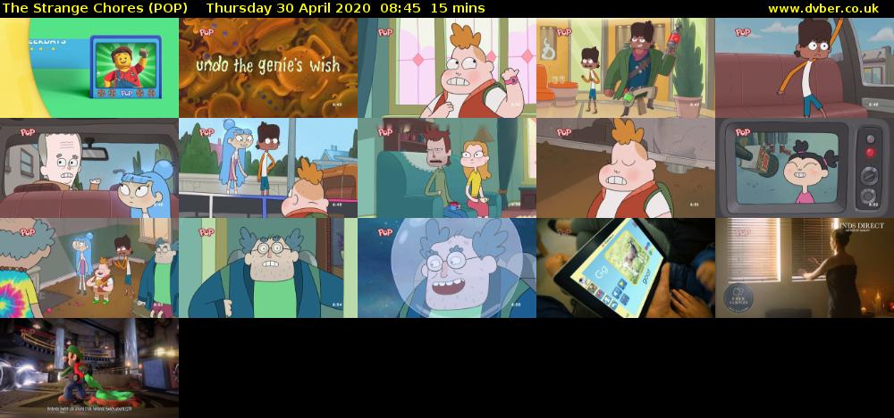 The Strange Chores (POP) Thursday 30 April 2020 08:45 - 09:00
