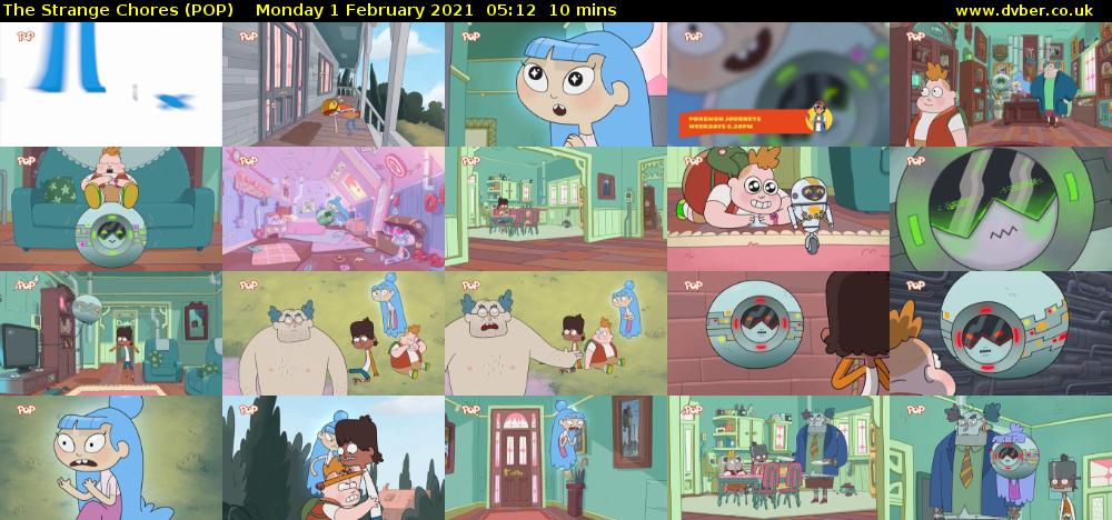 The Strange Chores (POP) Monday 1 February 2021 05:12 - 05:22