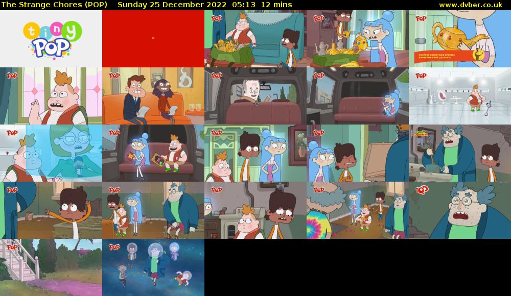 The Strange Chores (POP) Sunday 25 December 2022 05:13 - 05:25