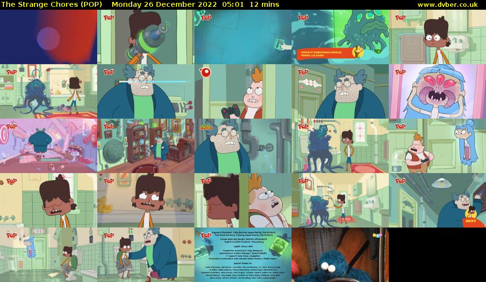 The Strange Chores (POP) Monday 26 December 2022 05:01 - 05:13