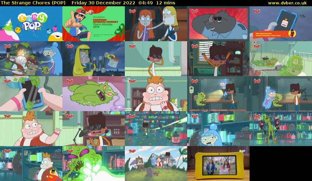 The Strange Chores (POP) Friday 30 December 2022 04:49 - 05:01