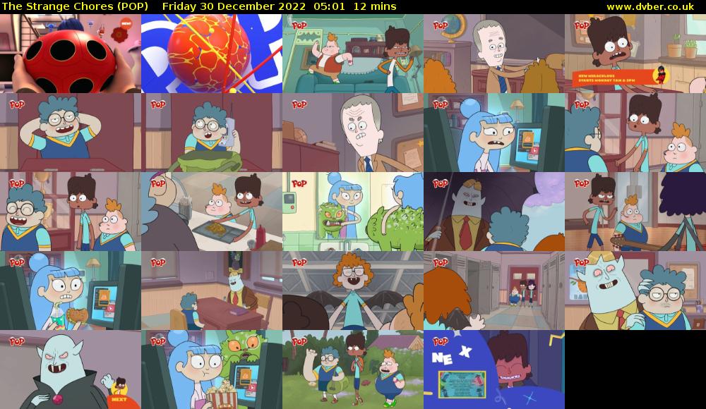 The Strange Chores (POP) Friday 30 December 2022 05:01 - 05:13