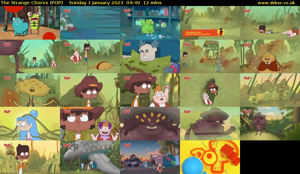 The Strange Chores (POP) Sunday 1 January 2023 04:49 - 05:01