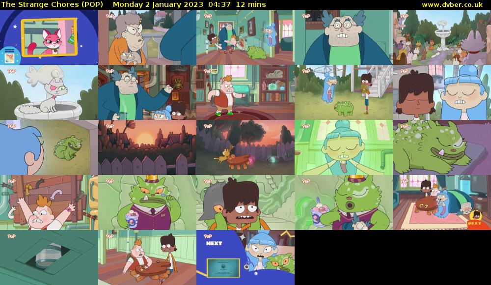 The Strange Chores (POP) Monday 2 January 2023 04:37 - 04:49