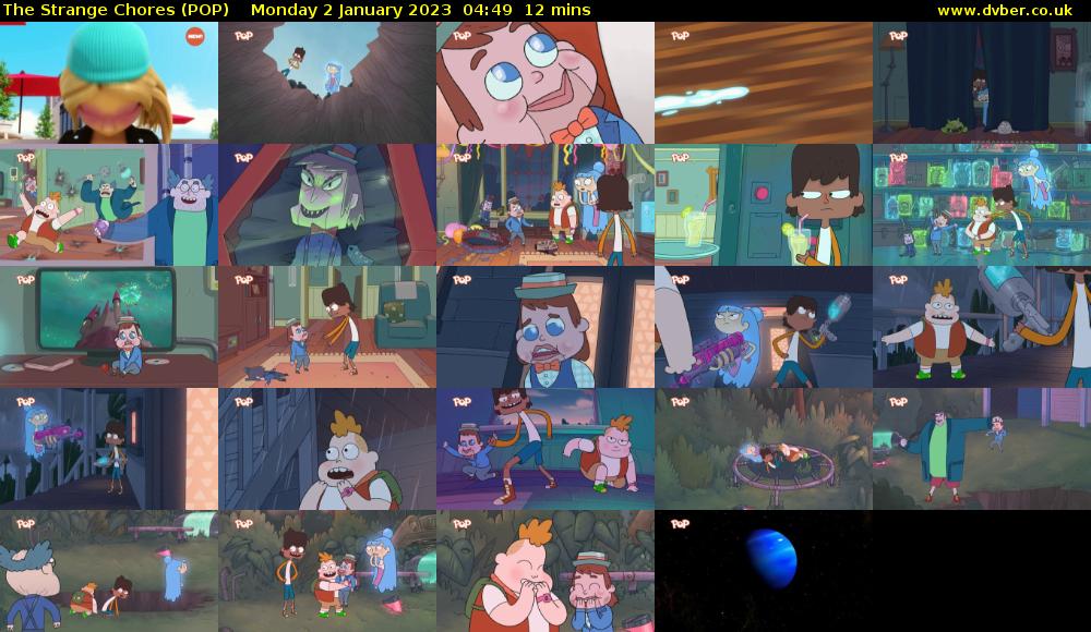 The Strange Chores (POP) Monday 2 January 2023 04:49 - 05:01