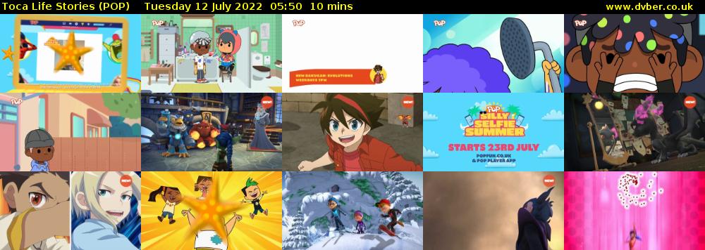 Toca Life Stories (POP) Tuesday 12 July 2022 05:50 - 06:00