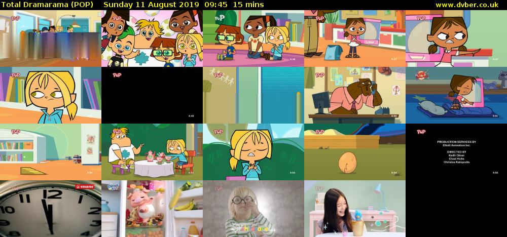 Total Dramarama (POP) Sunday 11 August 2019 09:45 - 10:00