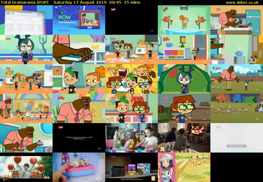 Total Dramarama (POP) Saturday 17 August 2019 09:45 - 10:00
