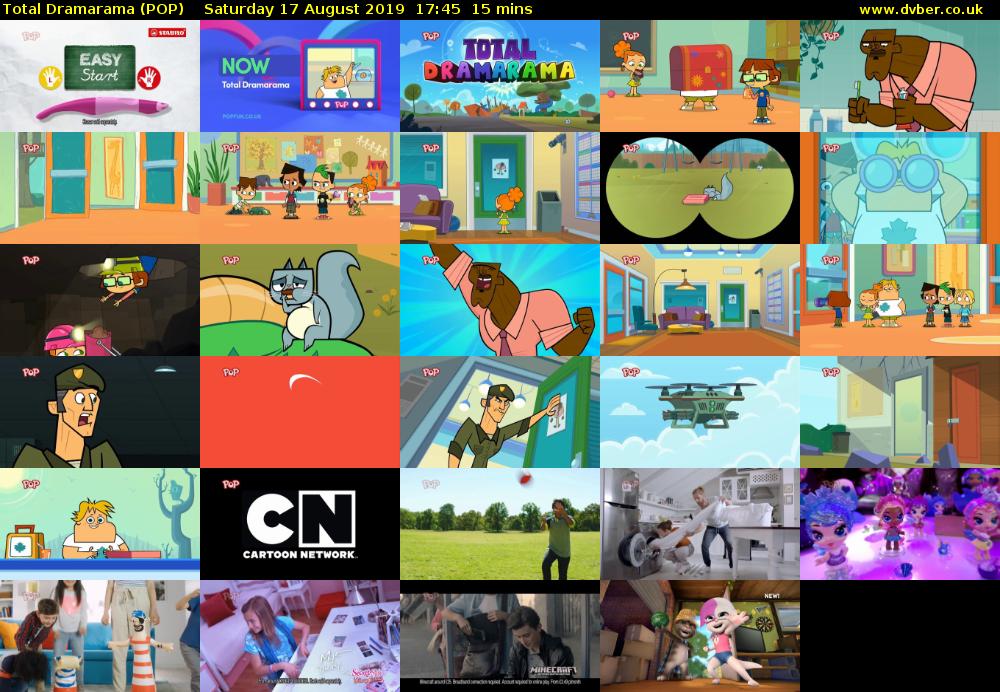 Total Dramarama (POP) Saturday 17 August 2019 17:45 - 18:00