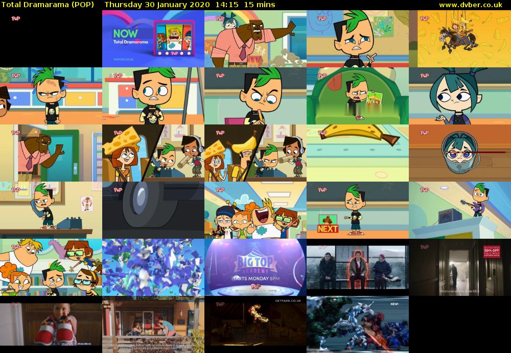 Total Dramarama (POP) Thursday 30 January 2020 14:15 - 14:30