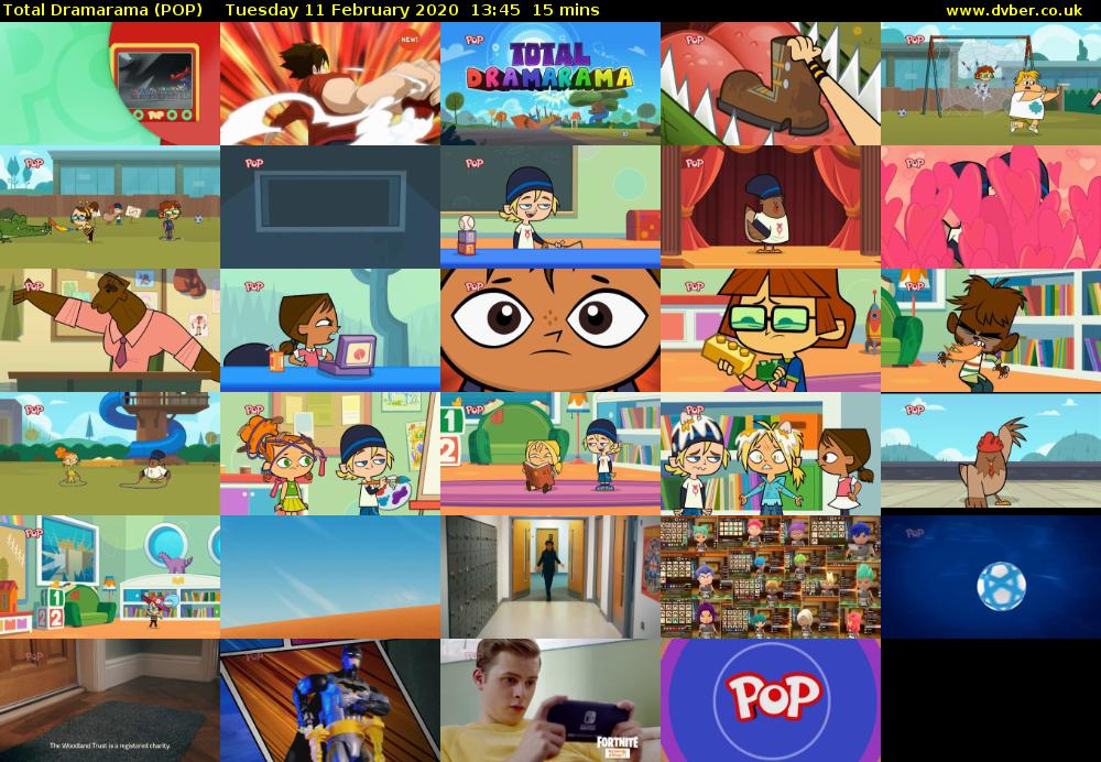 Total Dramarama (POP) Tuesday 11 February 2020 13:45 - 14:00