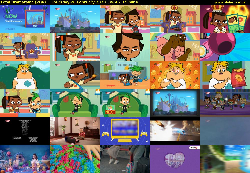 Total Dramarama (POP) Thursday 20 February 2020 09:45 - 10:00