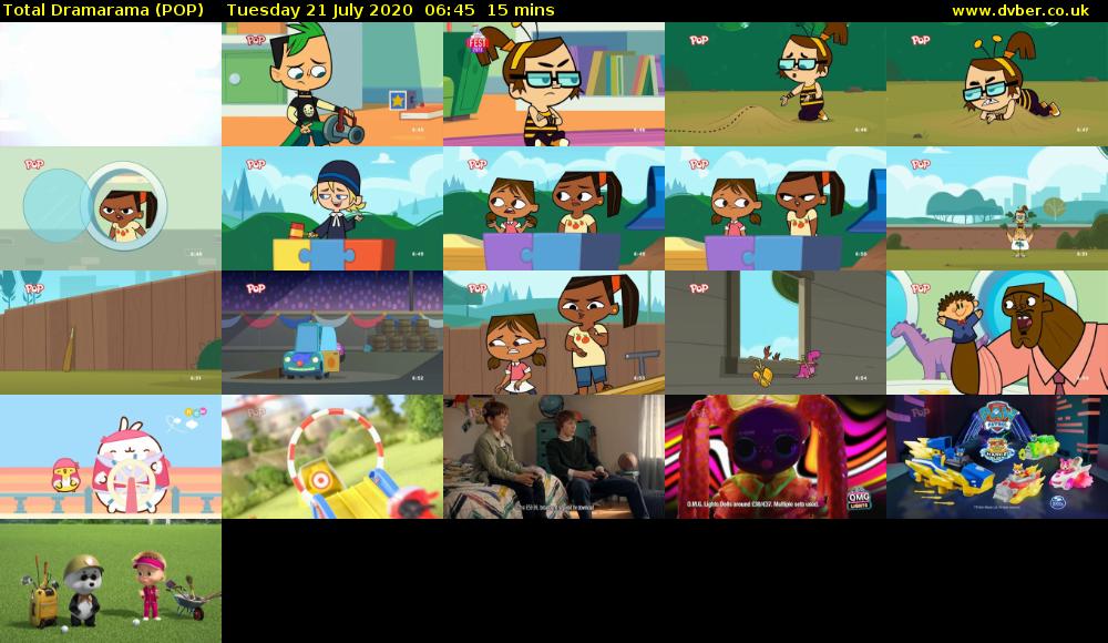 Total Dramarama (POP) Tuesday 21 July 2020 06:45 - 07:00
