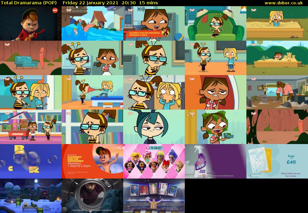 Total Dramarama (POP) Friday 22 January 2021 20:30 - 20:45