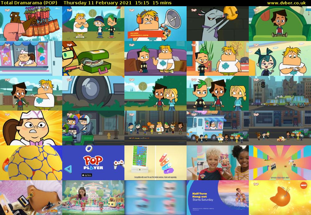 Total Dramarama (POP) Thursday 11 February 2021 15:15 - 15:30