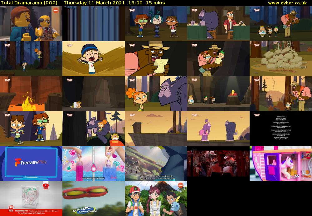 Total Dramarama (POP) Thursday 11 March 2021 15:00 - 15:15