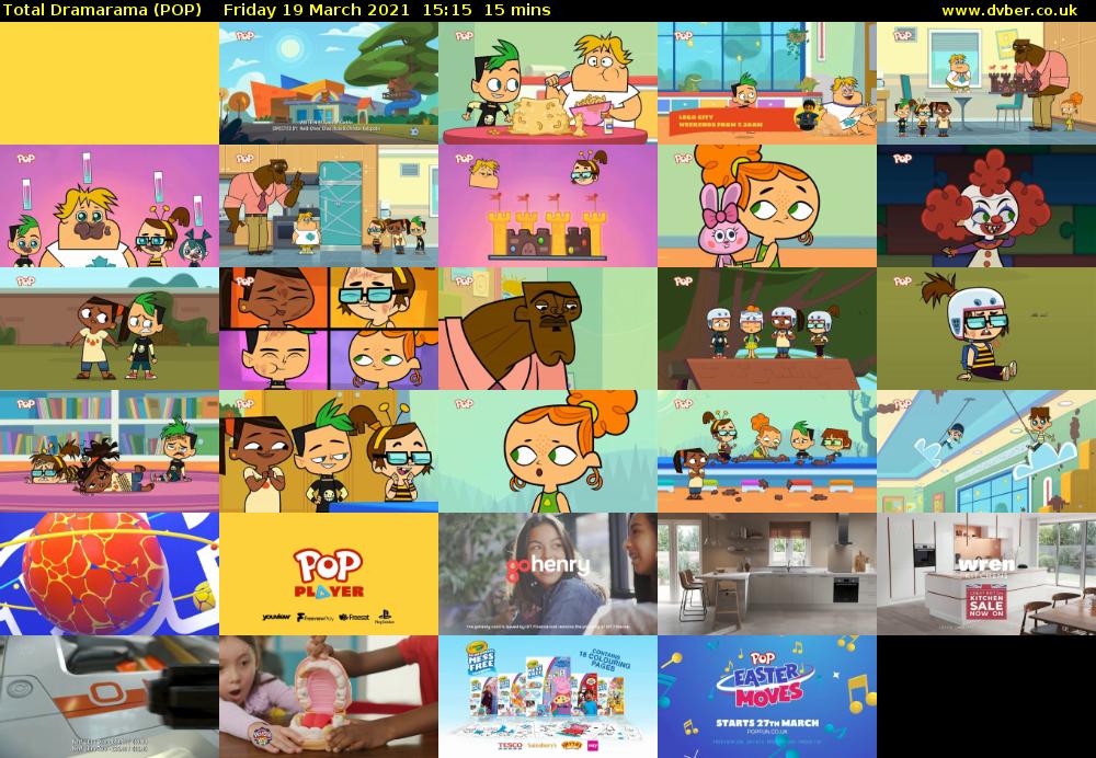 Total Dramarama (POP) Friday 19 March 2021 15:15 - 15:30