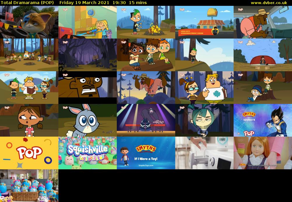 Total Dramarama (POP) Friday 19 March 2021 19:30 - 19:45
