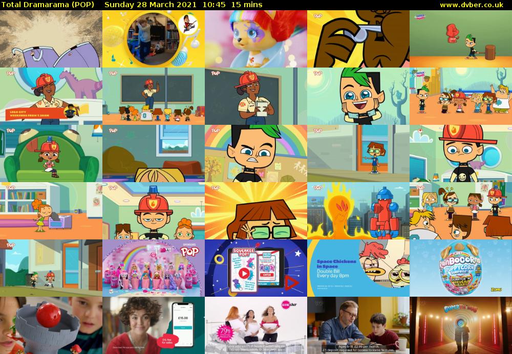 Total Dramarama (POP) Sunday 28 March 2021 10:45 - 11:00