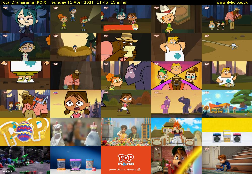 Total Dramarama (POP) Sunday 11 April 2021 11:45 - 12:00