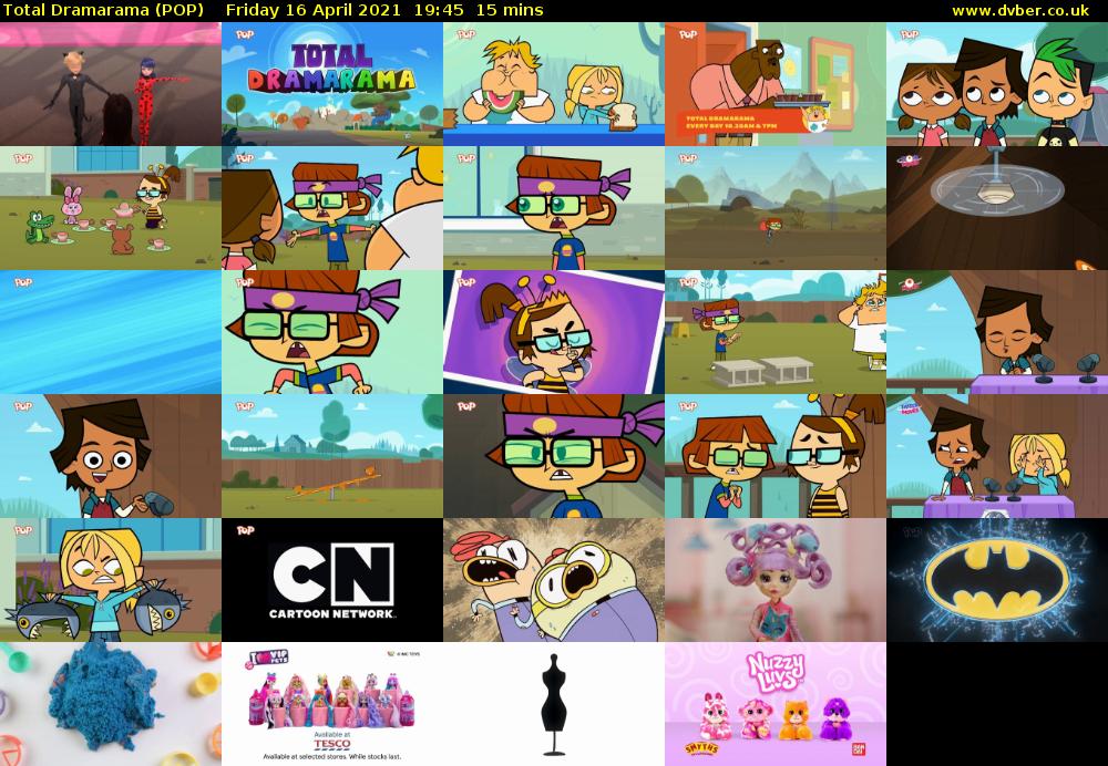 Total Dramarama (POP) Friday 16 April 2021 19:45 - 20:00