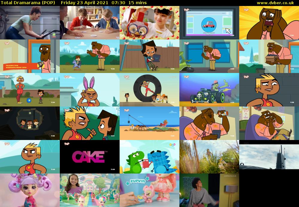 Total Dramarama (POP) Friday 23 April 2021 07:30 - 07:45