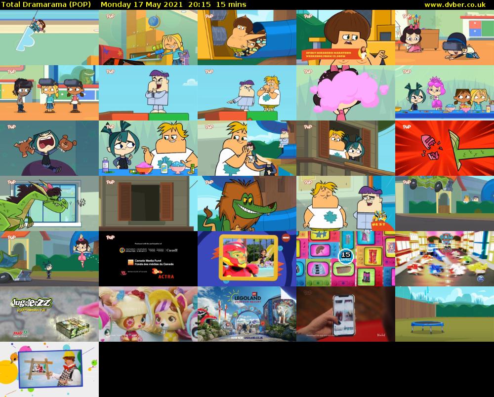 Total Dramarama (POP) Monday 17 May 2021 20:15 - 20:30