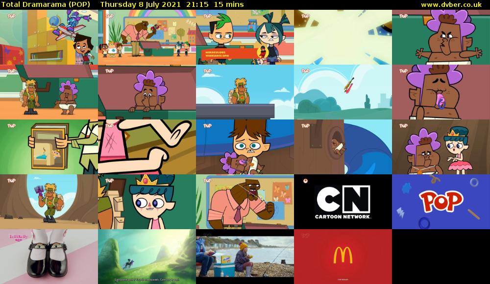 Total Dramarama (POP) Thursday 8 July 2021 21:15 - 21:30