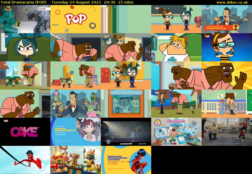 Total Dramarama (POP) Tuesday 24 August 2021 20:30 - 20:45