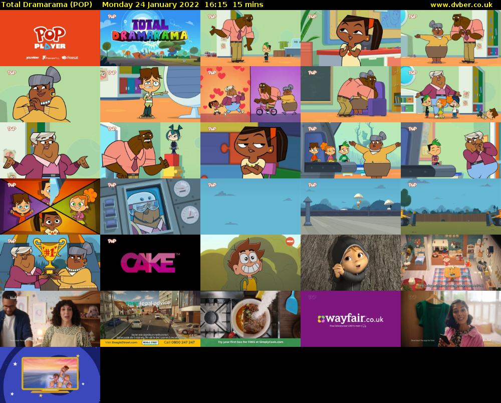 Total Dramarama (POP) Monday 24 January 2022 16:15 - 16:30