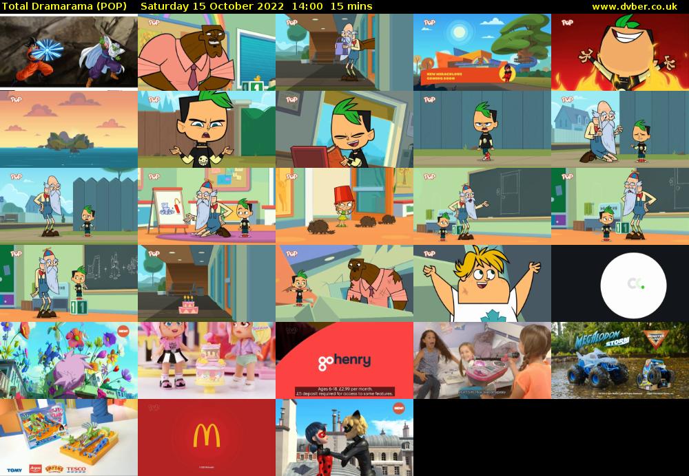 Total Dramarama (POP) Saturday 15 October 2022 14:00 - 14:15