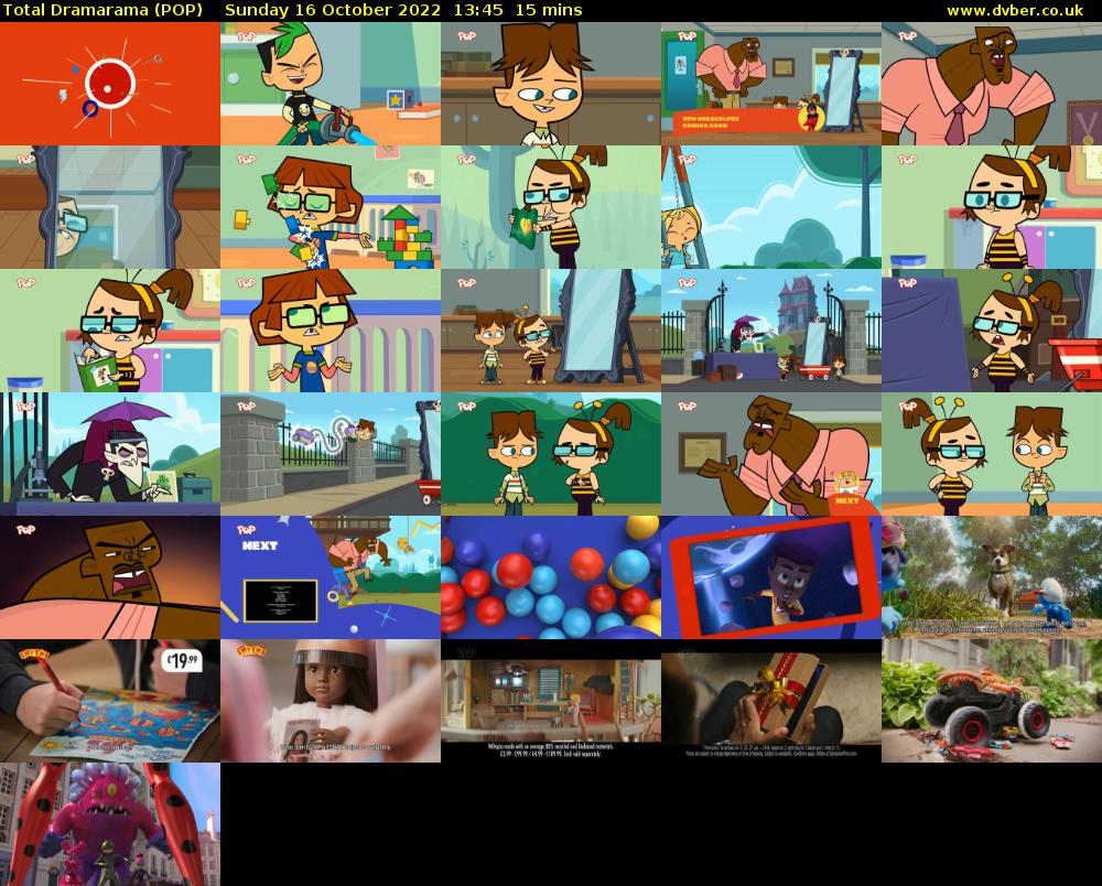 Total Dramarama (POP) Sunday 16 October 2022 13:45 - 14:00