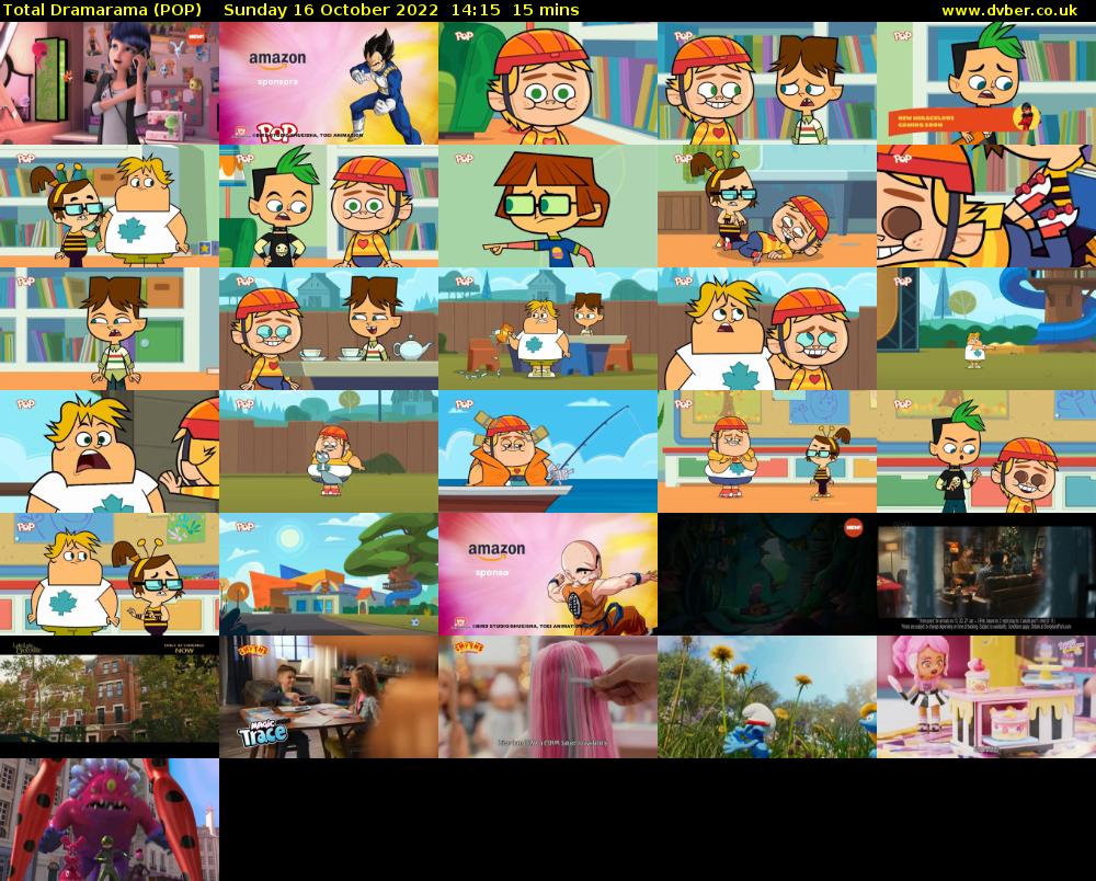 Total Dramarama (POP) Sunday 16 October 2022 14:15 - 14:30