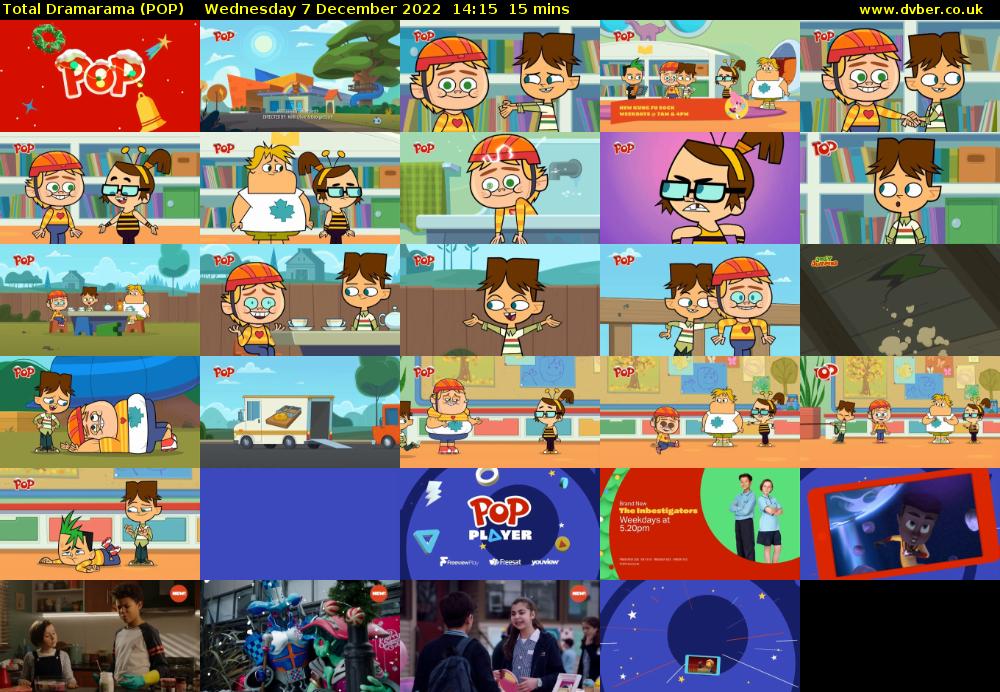 Total Dramarama (POP) Wednesday 7 December 2022 14:15 - 14:30
