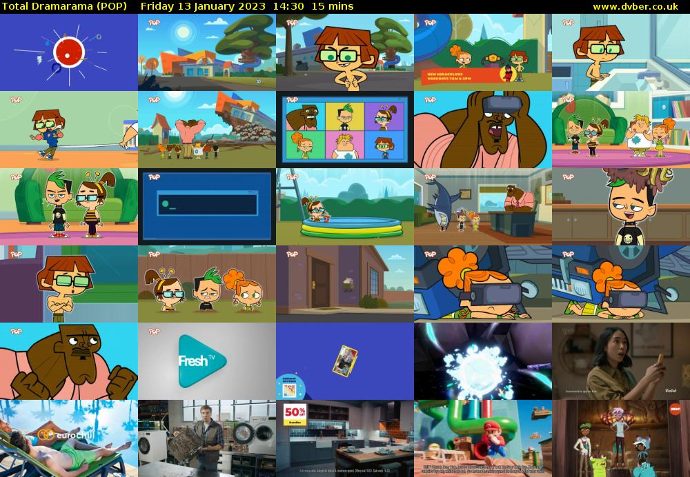 Total Dramarama (POP) Friday 13 January 2023 14:30 - 14:45