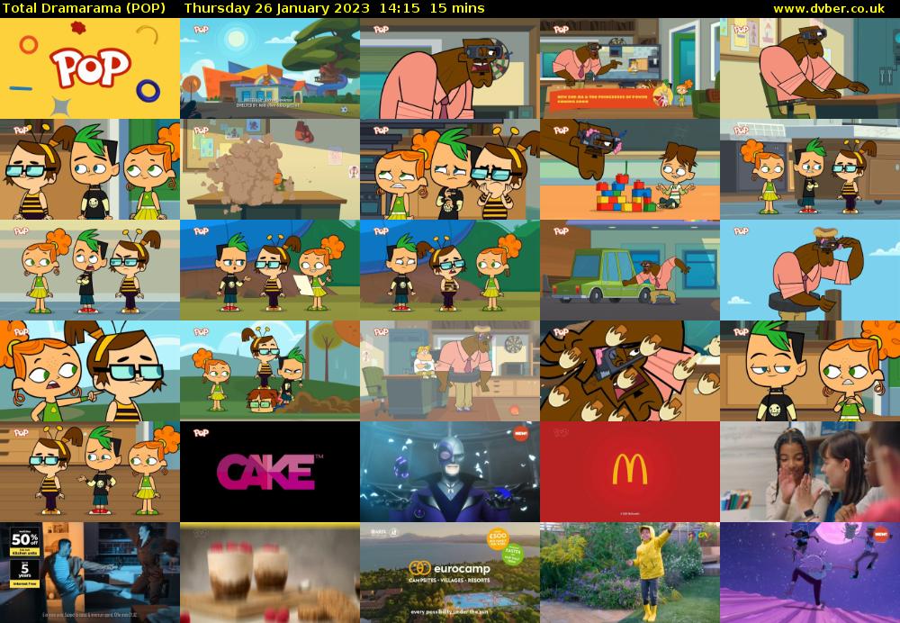 Total Dramarama (POP) Thursday 26 January 2023 14:15 - 14:30