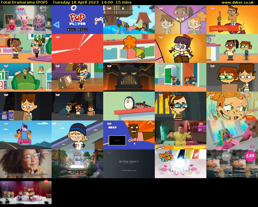 Total Dramarama (POP) Tuesday 18 April 2023 14:00 - 14:15