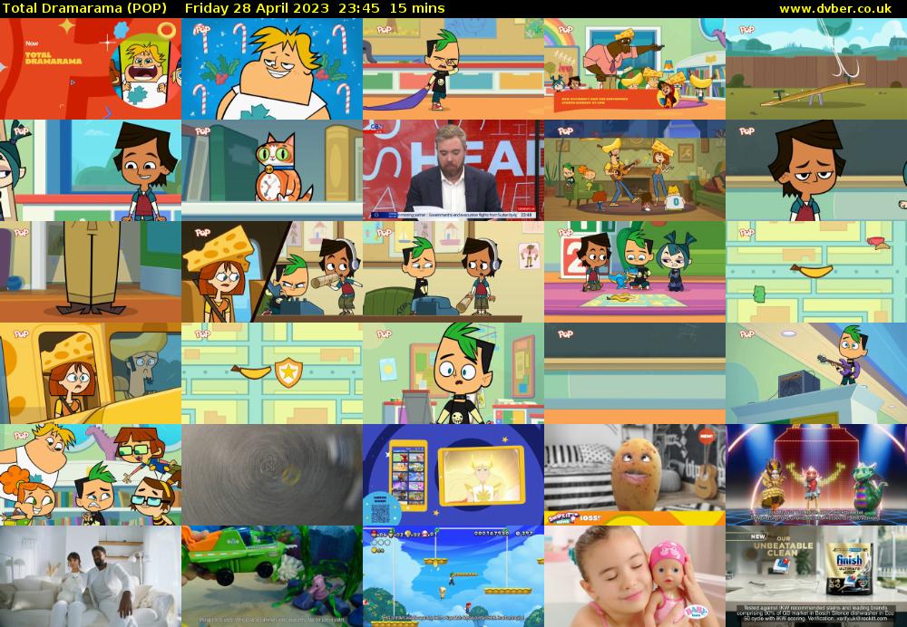 Total Dramarama (POP) Friday 28 April 2023 23:45 - 00:00