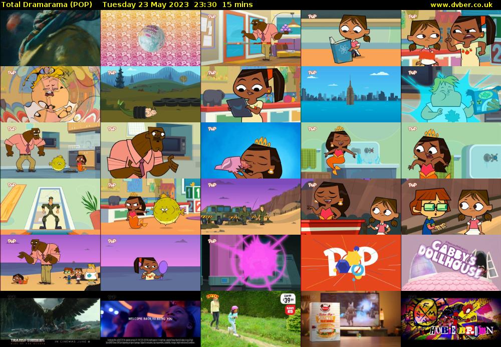 Total Dramarama (POP) Tuesday 23 May 2023 23:30 - 23:45