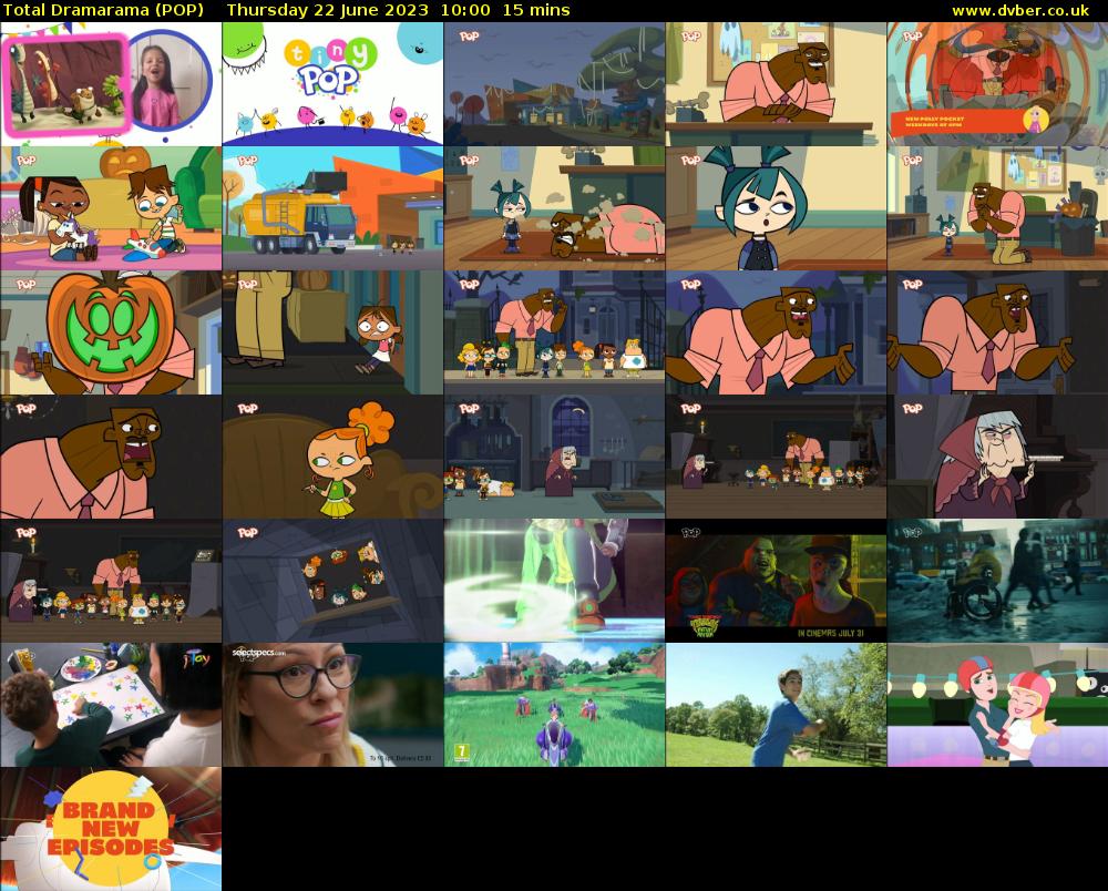 Total Dramarama (POP) Thursday 22 June 2023 10:00 - 10:15