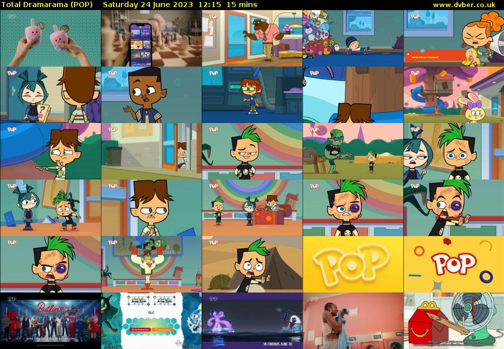 Total Dramarama (POP) Saturday 24 June 2023 12:15 - 12:30