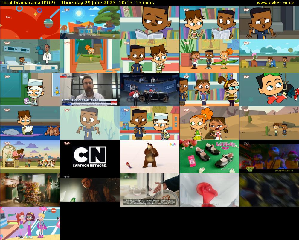 Total Dramarama (POP) Thursday 29 June 2023 10:15 - 10:30