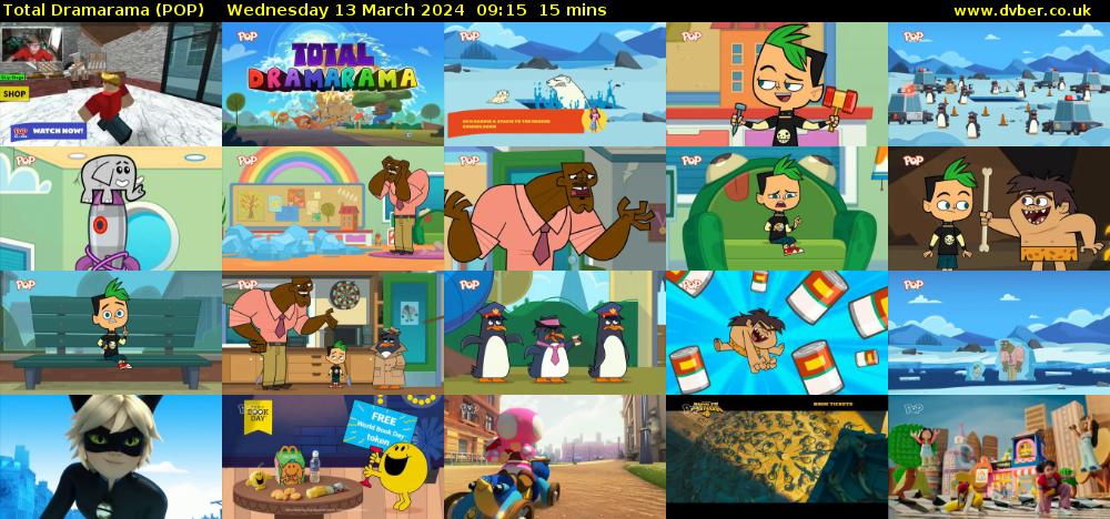 Total Dramarama (POP) Wednesday 13 March 2024 09:15 - 09:30