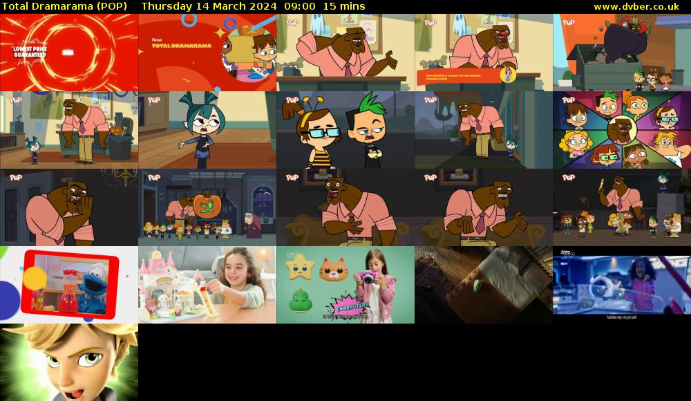 Total Dramarama (POP) Thursday 14 March 2024 09:00 - 09:15