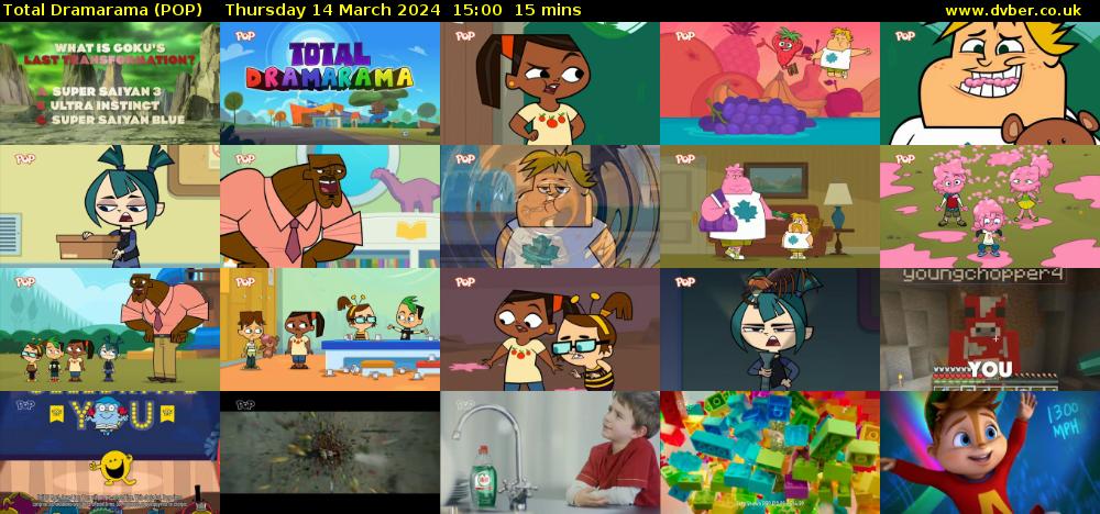 Total Dramarama (POP) Thursday 14 March 2024 15:00 - 15:15