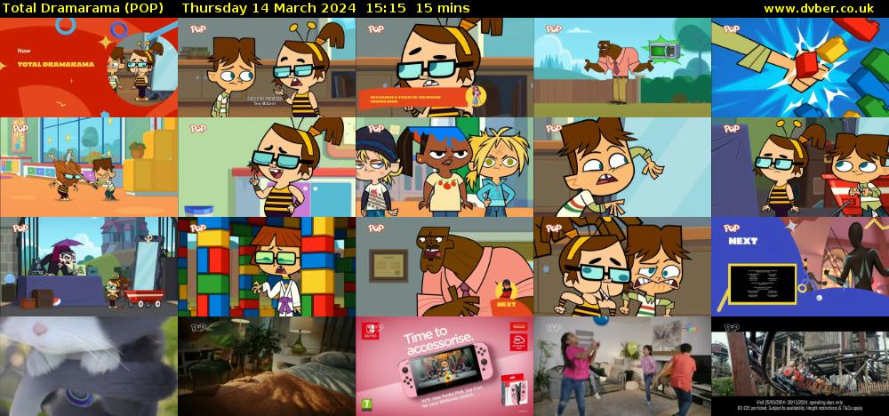 Total Dramarama (POP) Thursday 14 March 2024 15:15 - 15:30